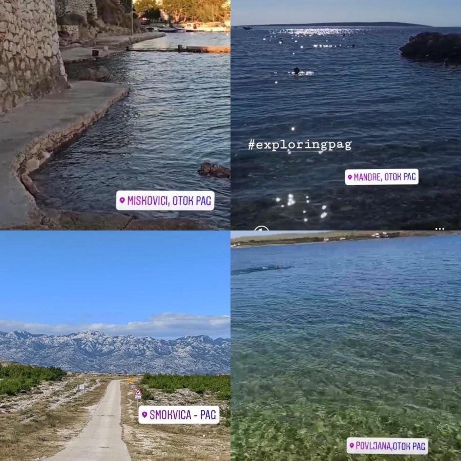Apartmani Beach Miskovici, Otok Pag المظهر الخارجي الصورة